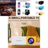 Compact Led Yg300 Home Office Mini Projector With 1080p Hd Resolution And 3d Capability