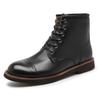 Men Boots 2025 American style Comfortable Fashion Leather Boots Lace up men's short boots motorcycle boots
