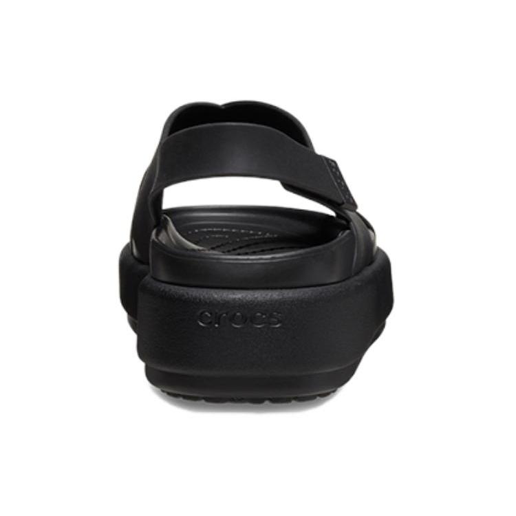 Crocs Brooklyn Luxe Cross Strap 'Black' Women's 209407-060