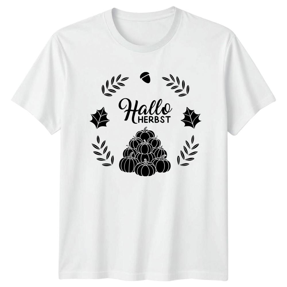 Hallo Herbst TShirt GerUnisex Fall Autumn Autumn Gift For Him And Her S