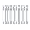 10pcs Silicone Cable Ties Self-Locking Cable Holder Colorful Flexible Cable Winder Wire Organizer For TV Charging Cable Storage