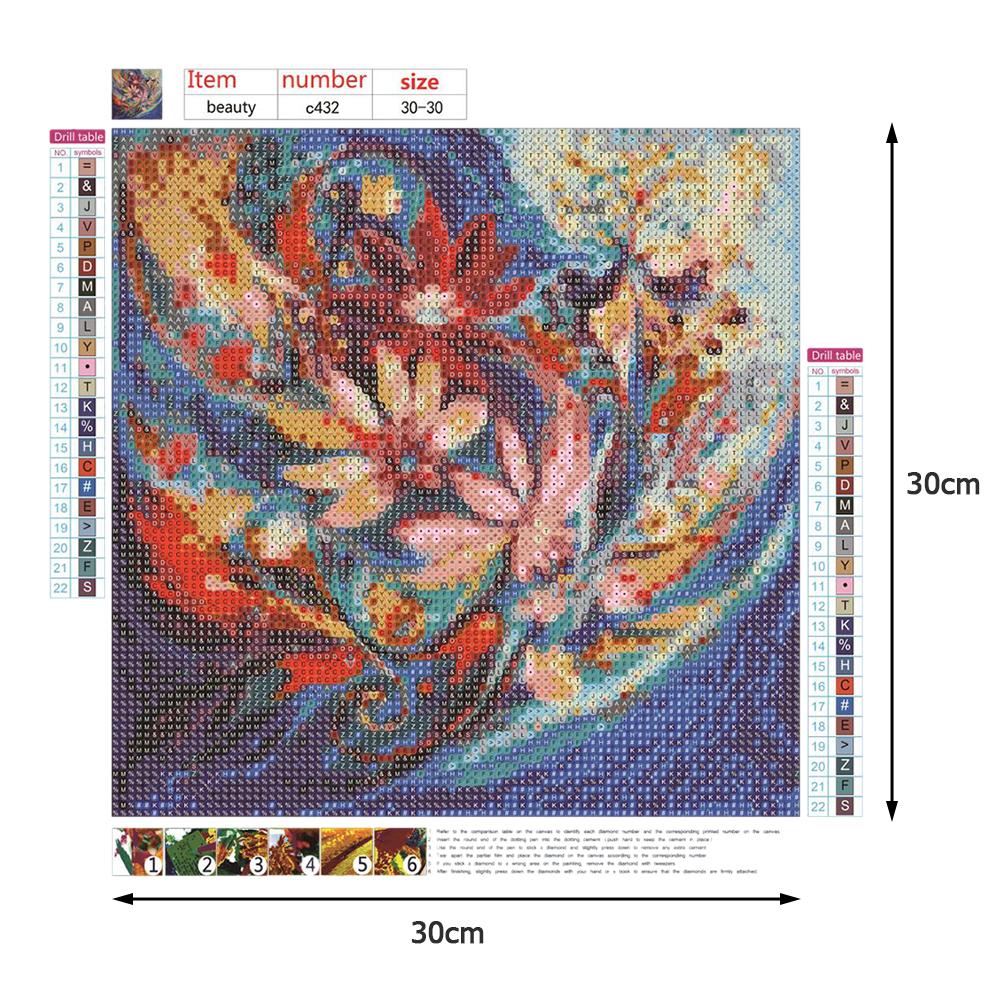 Buy 5D DIY Full Drill Diamond Painting Exaggerated Cross Stitch ...