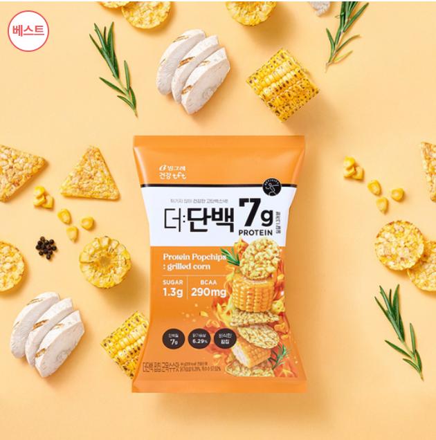 Binggrae The Tanbac Pop Chips 3 Flavors – Roasted Corn, Spicy Salsa, Honey Garlic