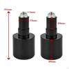 1 Pair Aluminum Motorcycle Handlebar Ends Handle Bar Grips Plugs Caps for 600 2001-2014 750