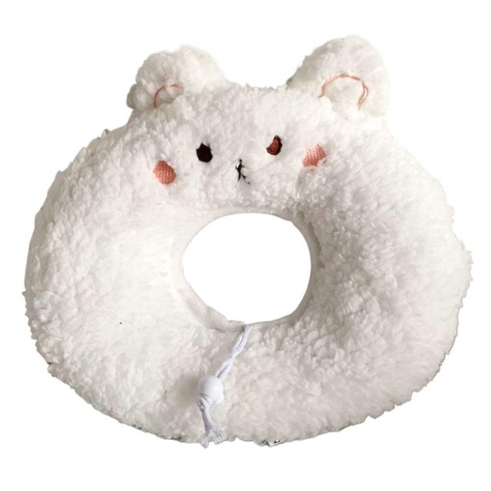 Plush Anti-Bite Surgery Wound Collar Cat Recovery Collar Neck Protective Cone Elizabeth Collar