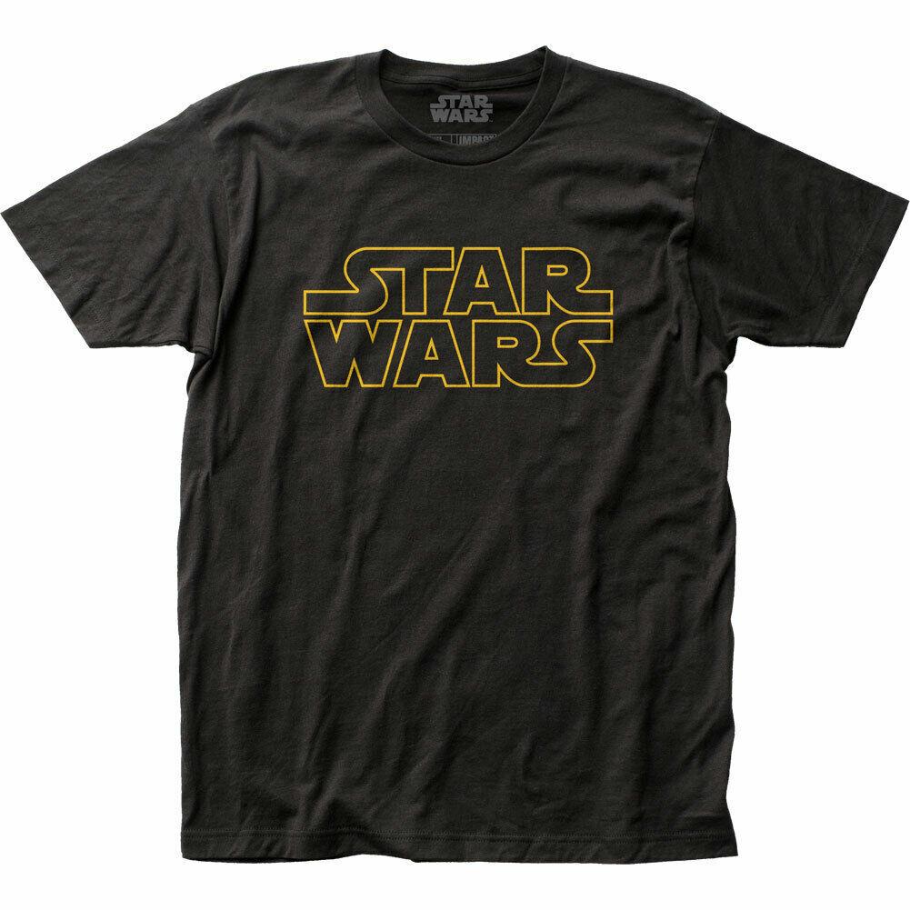 

Star Wars Logo T Shirt Mens Licensed Jedi Movie Baby Yoda Classic Retro Black S