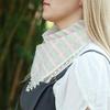 Trendy Triangular Neck Shawl Neckerchief For Lady With Soft Fabric And Decorative Tassels for Women Spring Everday Wear