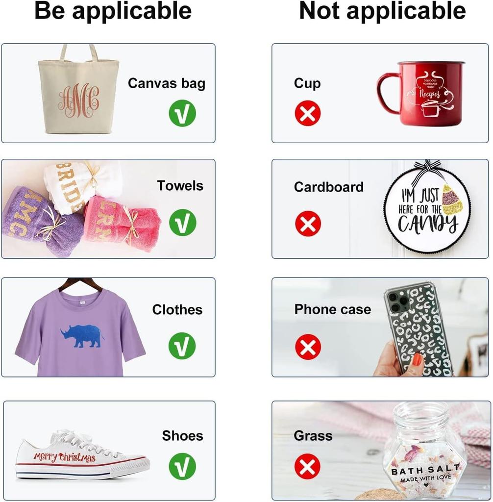 Print Heat Transfer Rubber Printing Heat Transfer 60cm X Approximately 1 Heat Transfer Vinyl Heat Press Glitter DIY and More Iron-on Sheet, Sheet,