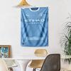 Manchester City Custom Your Name Wall Decor Tapestry Art For Pet Memorial Birthdaywedding Party Backdrop Family Gift