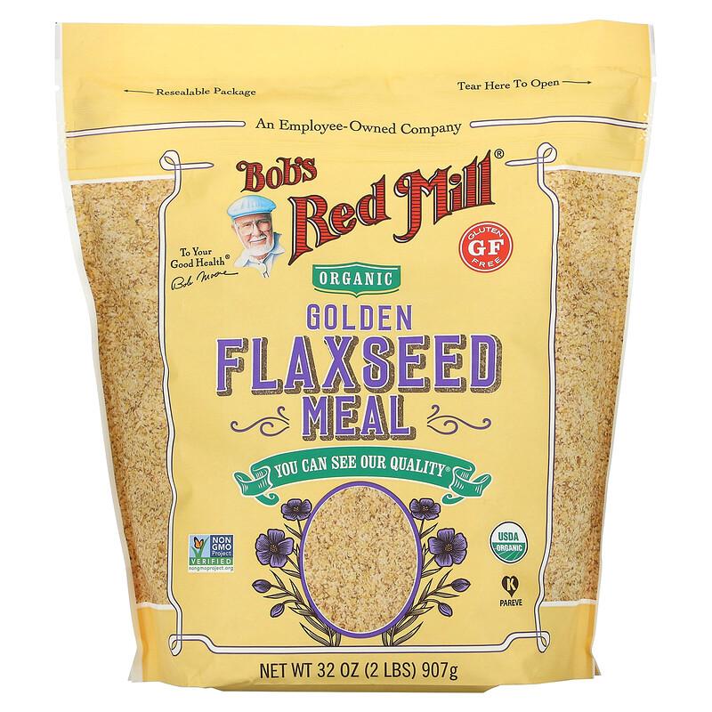 Organic Golden Flaxseed Meal, 32 oz (907 g)