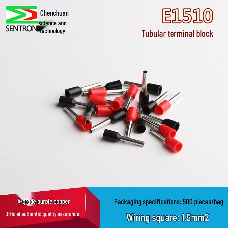 European-Style Pin-Type Crimp Terminal Ferrule E0508 E7508 E1508 E2508 VE0508