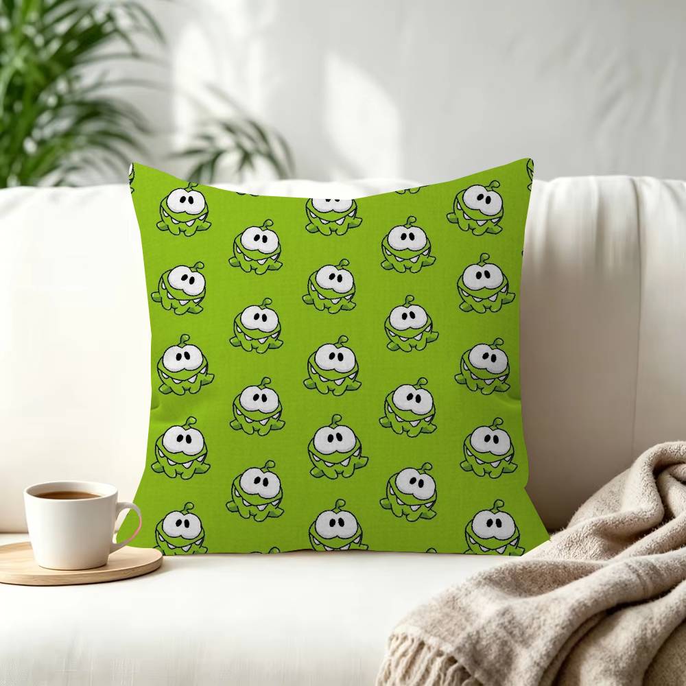 Anime ooOm fun Nom Stories  Trendystyle decorative throw pillow cover insert not included fauxembroidery design