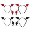 Halloween Bat Wing Shape Hairband Goth Kids Female Clip Headdress Goth Hair Clip for Hauntsed House Parties for Head Dec