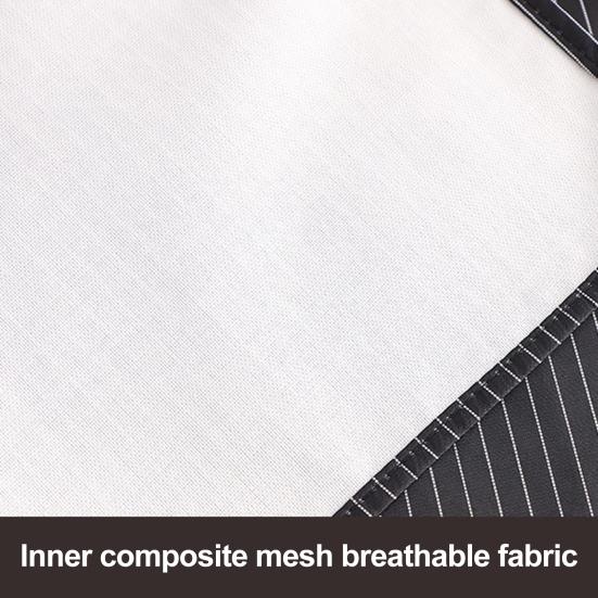 Detachable Towel Apron Waterproof Oil-Proof Fabric Thickened Kitchen Apron with Cross-Back Straps Breathable Adjustable