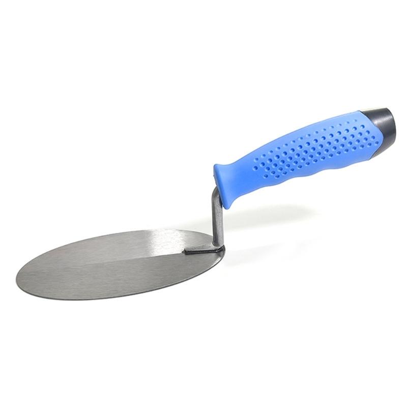 Stainless Steel Mud Boards Trowel Set for Bricklaying & Plastering with Ergonomic Handle Easy Cleaning Smoothing Mortar