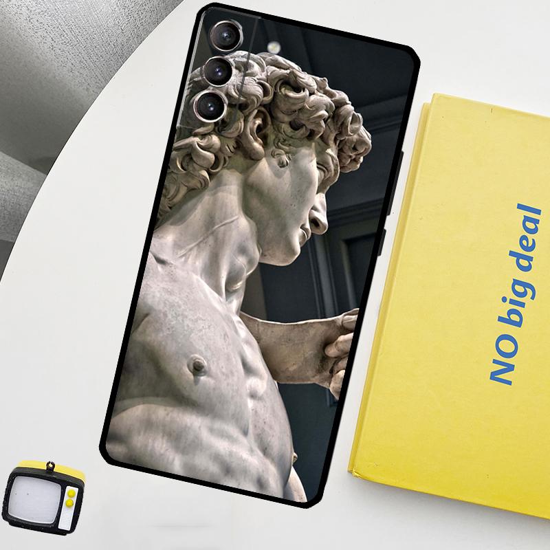 Michelangelo Art Phone Case For Samsung Galaxy S25 Ultra S20 S21 S22 S23 Plus S24 Ultra S9 S10 S25 FE Cover