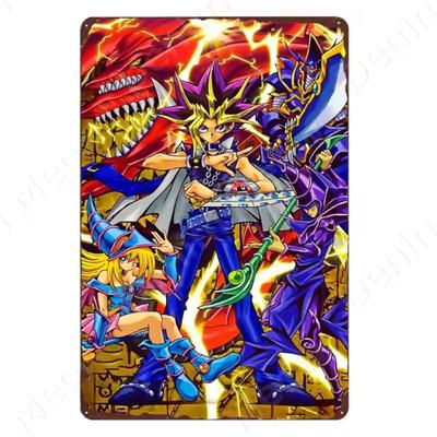 Japanese Anime Heroes Vintage Metal Tin Sign Home Decor 20x30cm