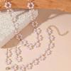 European & American Cross-border French Elegant Retro Pearl Necklace & Bracelet Set