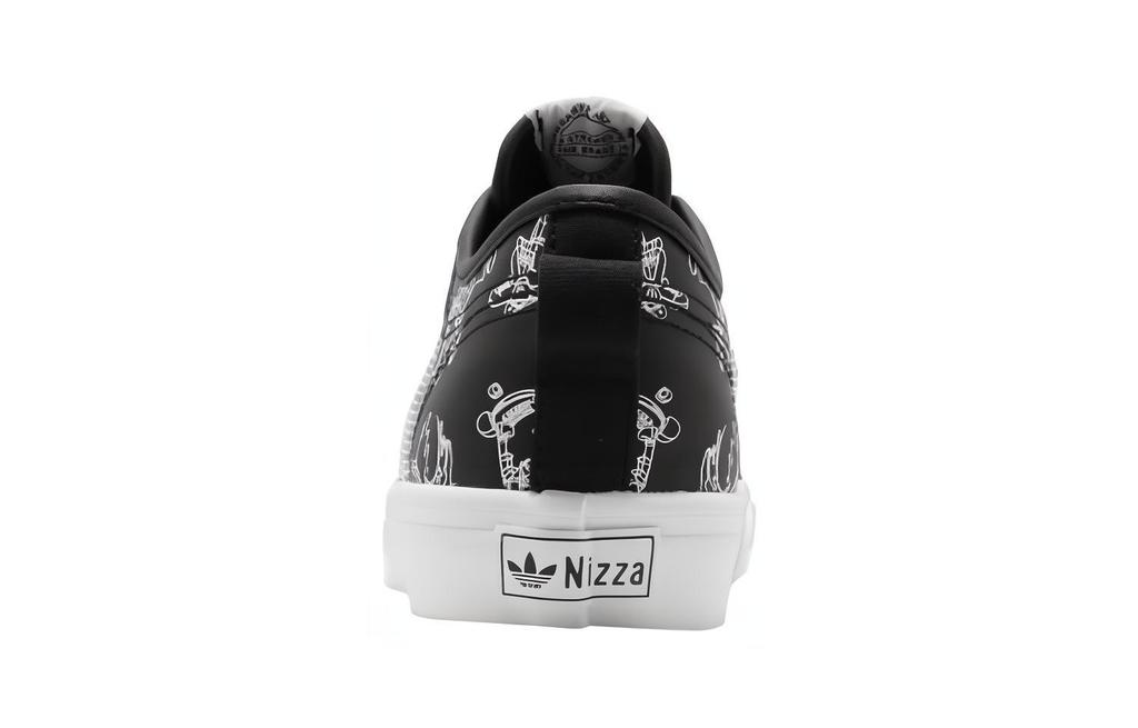Disney x Adidas Originals NIZZA Sport Goofy Low top Skateboard Shoes Black Children Aged 3 7 Years Old FW9592