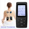 28 Modes TENS EMS Unit Muscle Stimulator for Pulse Pain Relief Rechargeable Portable Dual Channel 40 Intensity Body Massager