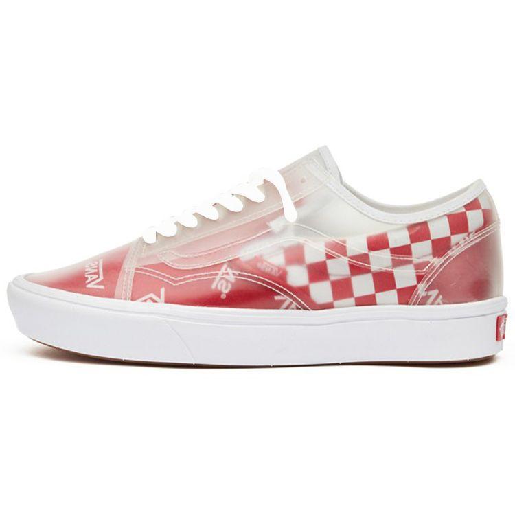 

Slip-Skool ComfyCush Vans Block — кроссовки унисекс в красную клетку VN0A4P3E1TY