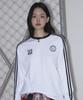 THE GREEN LAB Soccer Football Color Block Long Sleeve T-Shirt [White]