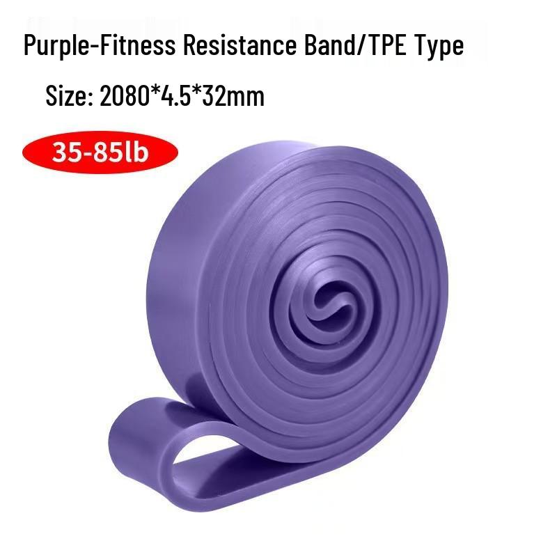 Eco-friendly TPE High-Elasticity Durable Resistance Band for Fitness, Strength Training, and Rehabilitation.