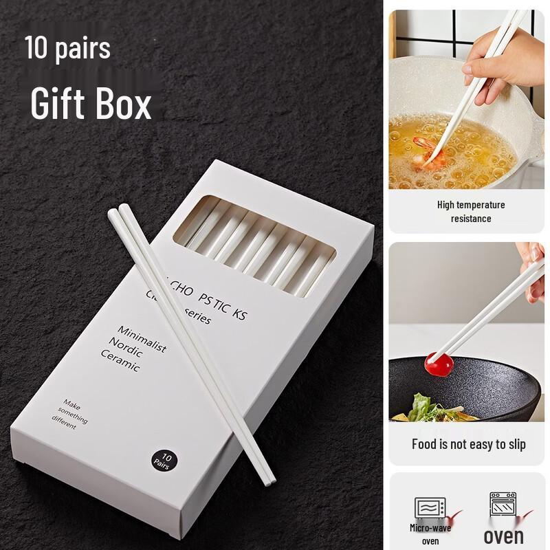 Food-Grade Ceramic Chopsticks Set