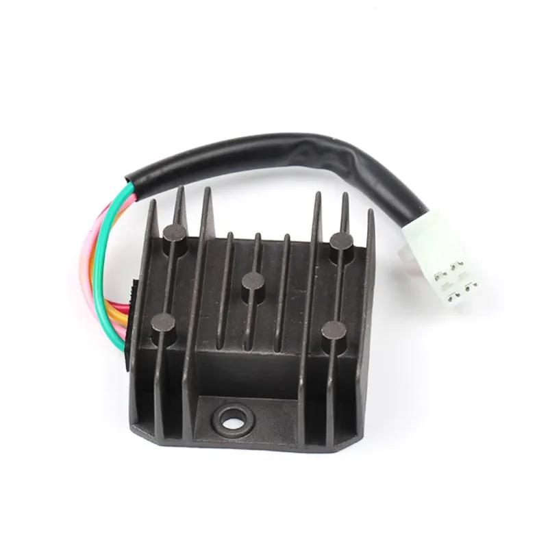 12V 4 Wires Voltage Regulator Rectifier For GY6 50cc 80cc 100cc 120cc 150cc Motorcycle Scooter Moped ATV Aluminium
