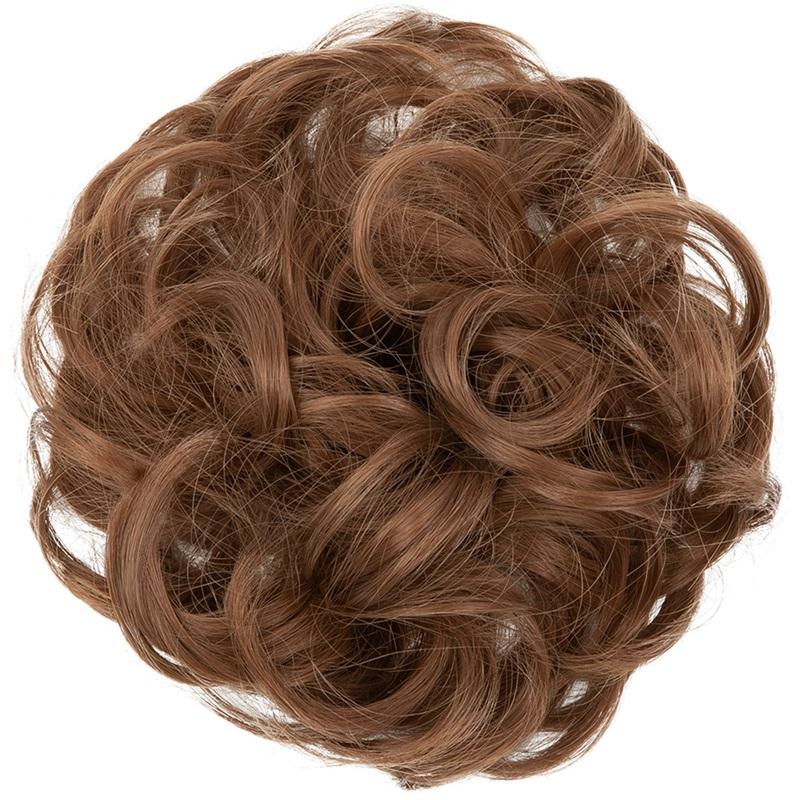 Peruca de Cabelo de Alta Temperatura Feminina Coiffure Faixa de Cabelo Elástica Coiffure Simulação Fofa Pacote de Peruca Bud