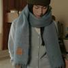 FROST MOHAIR WOOL MUFFLER_SKYBLUE