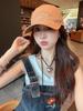 Fashion Hat Korean Version Hat Big Head Circumference Traveling Shopping Show Face Small Men's and Women's Baseball Caps Embroidered Letters Student
