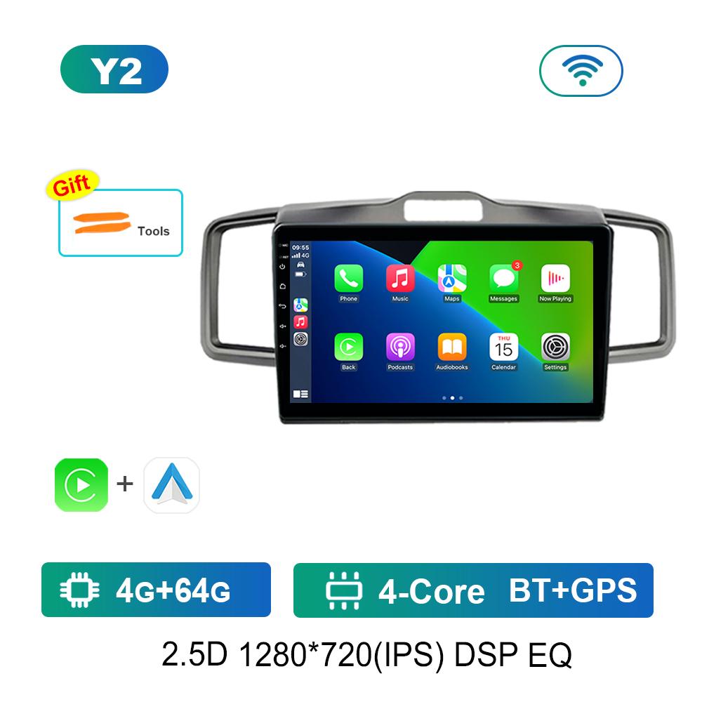 Android System HD Screen for Honda Freed 2008 - 2016 Car Radio Multimedia player WiFi+4G Head Unit Navigation GPS DSP Stereo