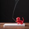 Ceramic Cat Incense Holder - Cute Aroma Burner for Home and Office