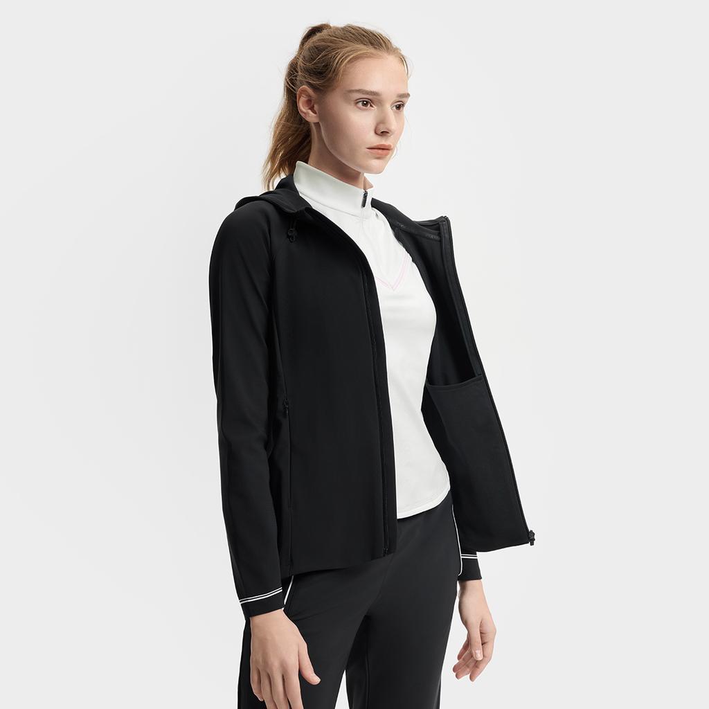 New FILA ATHLETICS SPORT 2025Q1 Jacket Women's Pitch Black A11W513505FBK