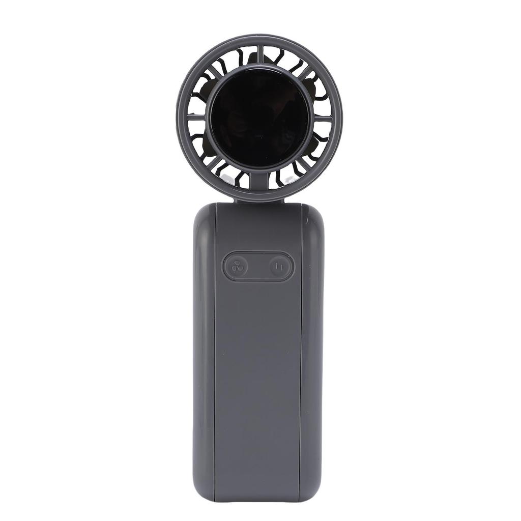 Handheld Fan 5 s Quiet Folding Digital Display Portable Fan with Stand for Travel Beach Outdoor Camping
