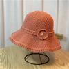 European and American fisherman hats for women, spring and summer sun protection, Korean and Japanese style, foldable, breathable, stylish bucket