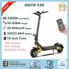 OOTD S30 Elektrická koloběžka 2400W Duální motor 52V23.4AH Podpora APP NFC Odemknutí Hydraulická brzda 10palcová pneumatika Skládací E-koloběžka pro dojíždění