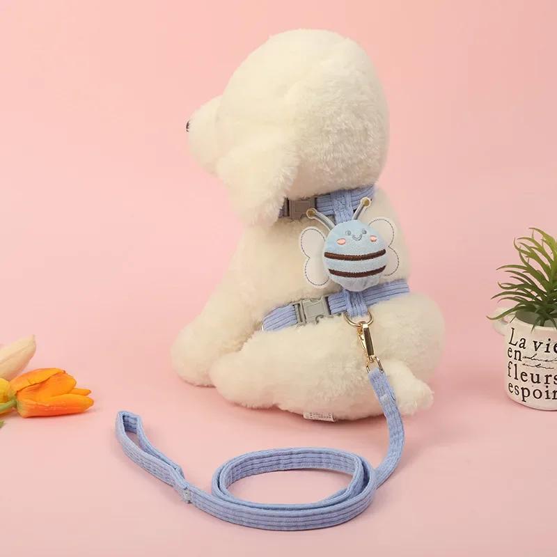 Cats Leash Cats Accessories Puppy Pet Toddler Things for Cats Adjustable Mesh Dog Harness Vest Collar Home Garden Products Pets