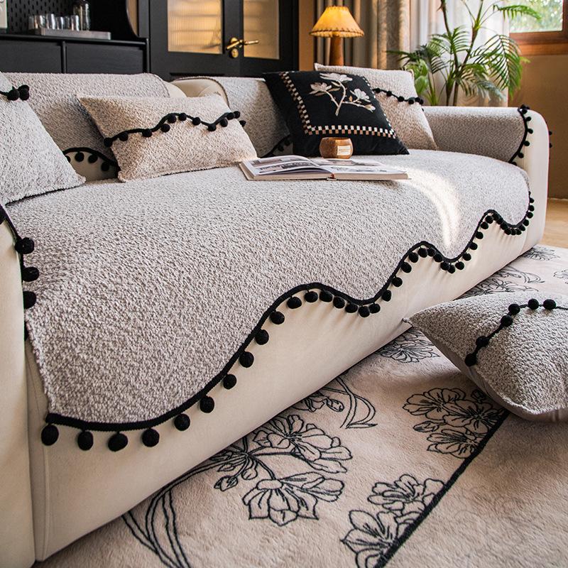Special-Shaped Sofa Cushion  New Four-Season Universal Non-Slip One-Piece Irregular Sofa Seat Cushion Cover