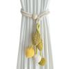 Halloween Pumpkin Curtain Tieback Farmhouse Adjustable Strap Fruit Vegetable Decorative Drape Window Curtain Holder Holdbacks Curtain Accessories