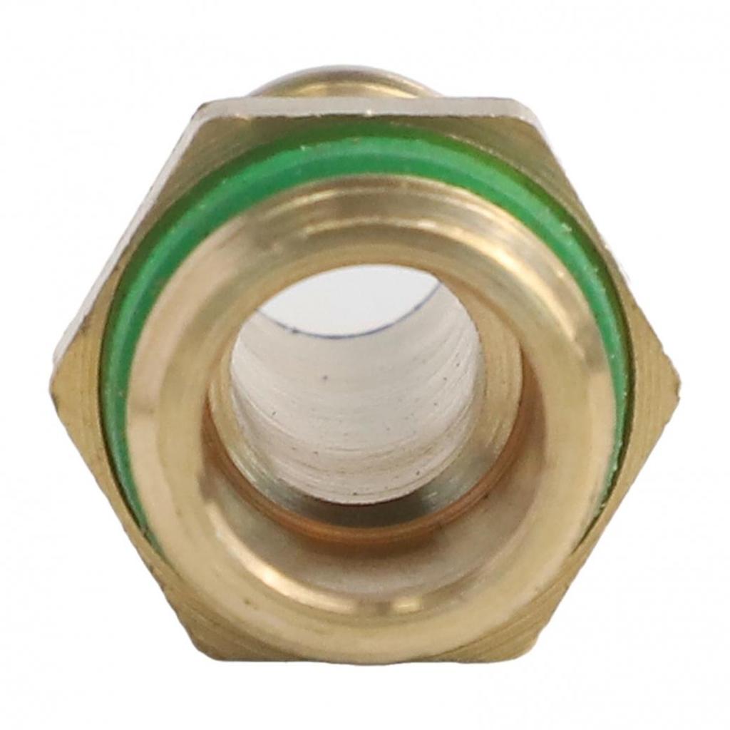 Spray Wand in Stainless Steel with Lockable Handle and Two Brass Hose Barbs