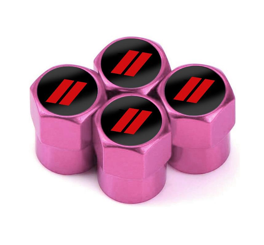 Universal Heart‑Shaped Mini Tire Valve Stem Caps Multi‑Logo Car Wheel Modification Accessories