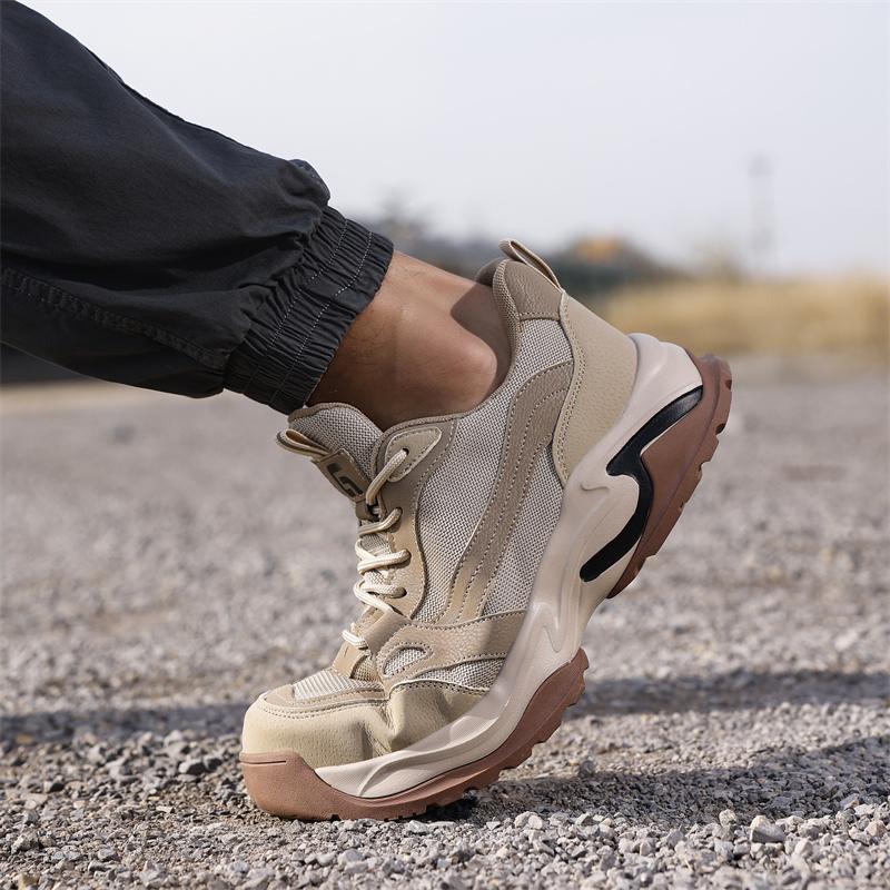 Fashion Men's Labor Shoes Indestructible Comfortable Breathable Safety Work Boots Sneakers Anti Smashing Outdoors Male Footwear