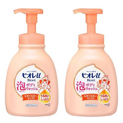 Biore U Pump Body Wash, 600ml, 2 Units