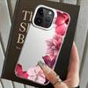 Back Phone Cover Case for iPhone 17 Pro Max 11 14 12 15 Plus XR 16 Air XS 13 Pro Cartoon Flower Art