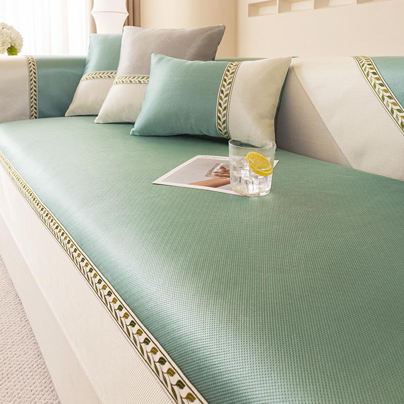 New Summer Ice Silk Sofa Cushion Mat Seat Cushion Non-Slip Sofa Cover Universal Sofa Cover Towel