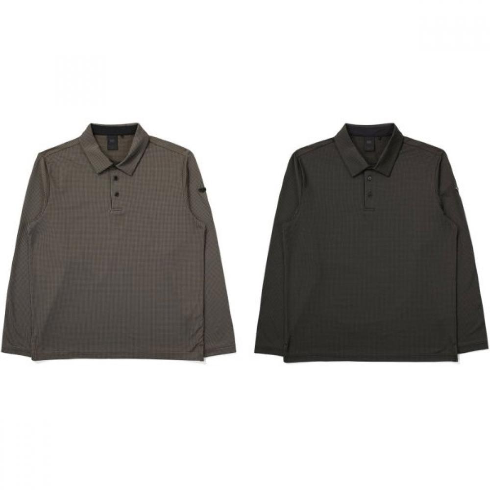 K2 Мужская рубашка-поло с жаккардовым узором Осень Kmu23264 beige (E4)/105