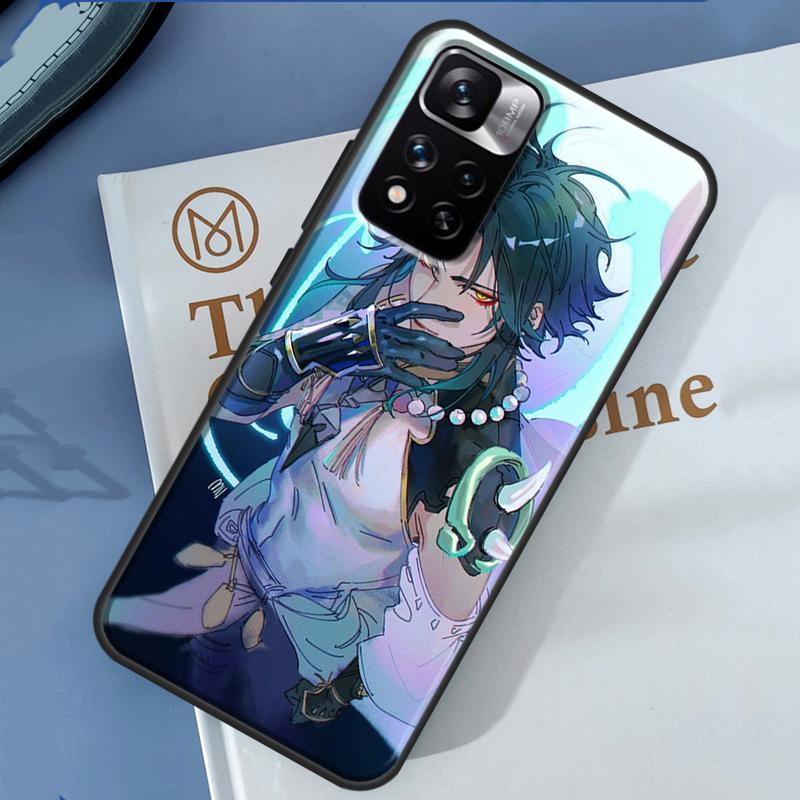 Genshin Impact Xiao Case For Xiaomi Redmi 14C 13C 10C 12C Redmi Note 13 14 Pro 12 11 9 10 9S 10S 11S 12S Cover
