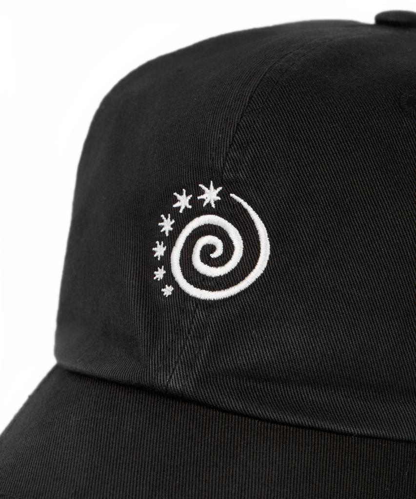 Pideupaipeo Spiral Logo Cap Black